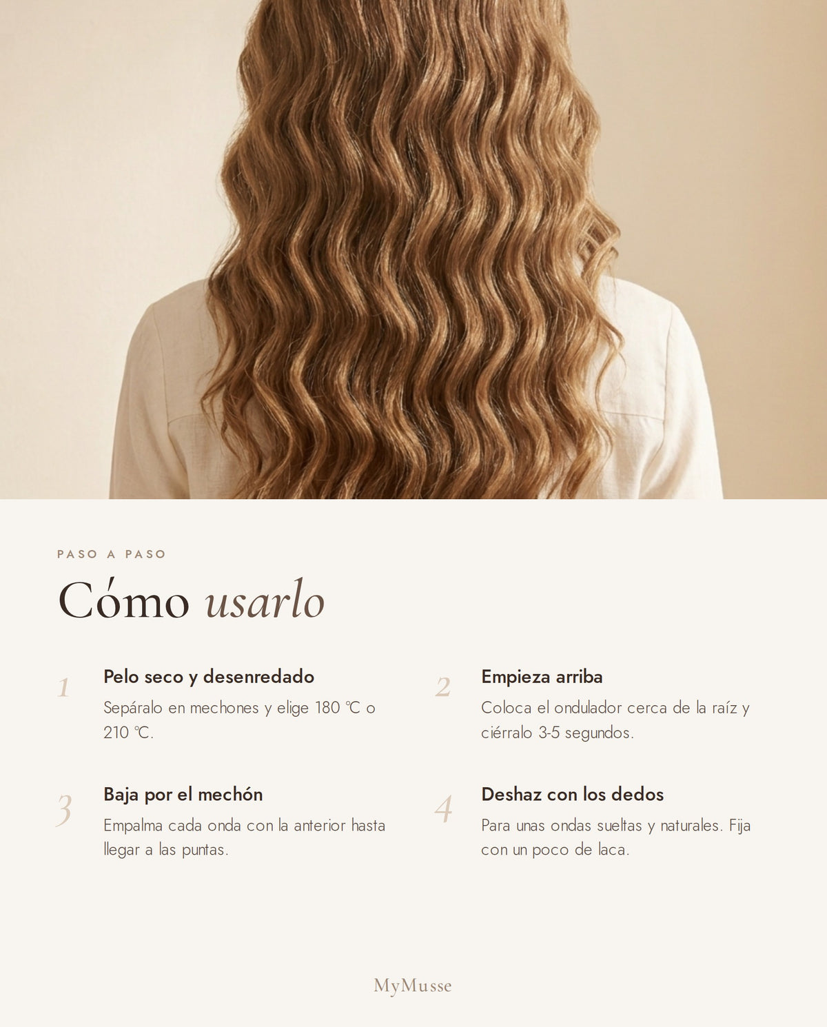 Cómo usar el ondulador paso a paso